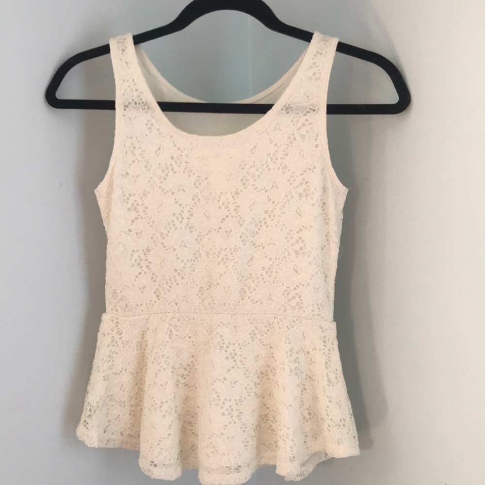 Lacey sleeveless top